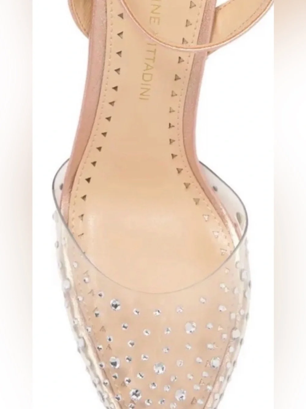 Adrienne Vittadini Nerve Rhinestone Slingback Heels Sz 9 Autumn Wedding Guest